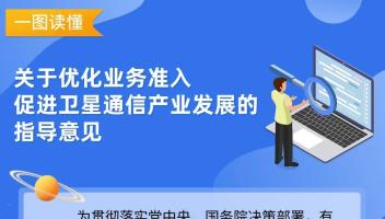 一圖看懂《關(guān)于優(yōu)化業(yè)務(wù)準入促進衛(wèi)星通信產(chǎn)業(yè)發(fā)展的指導(dǎo)意見》